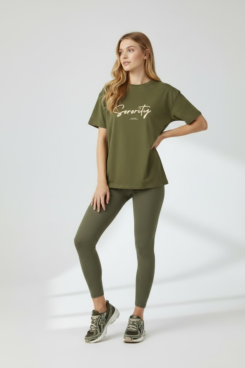 ‘Limited Edition’ Khaki Oversized Tee - Preorder 10 days