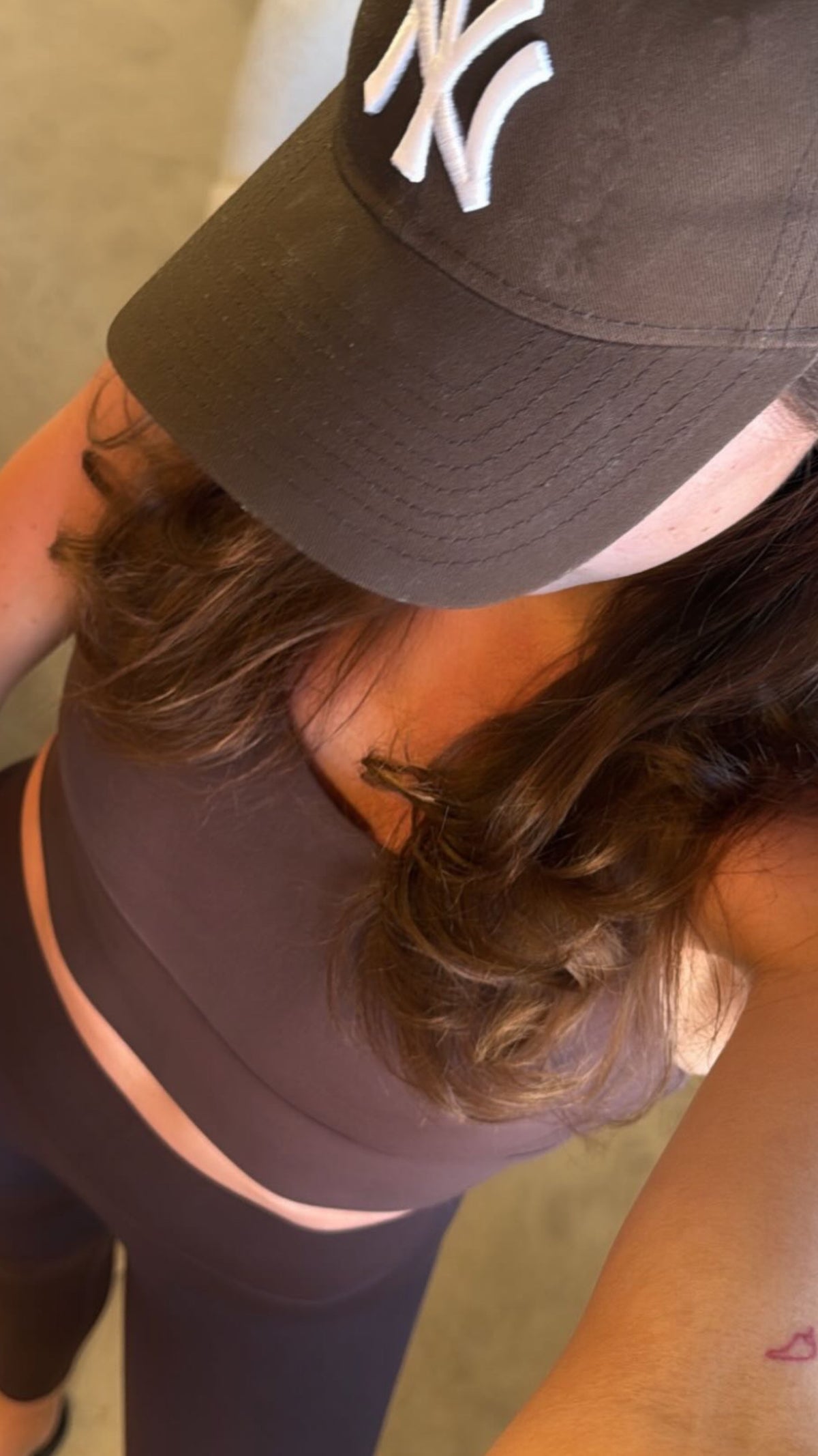 Chocolate Performance Gym Top