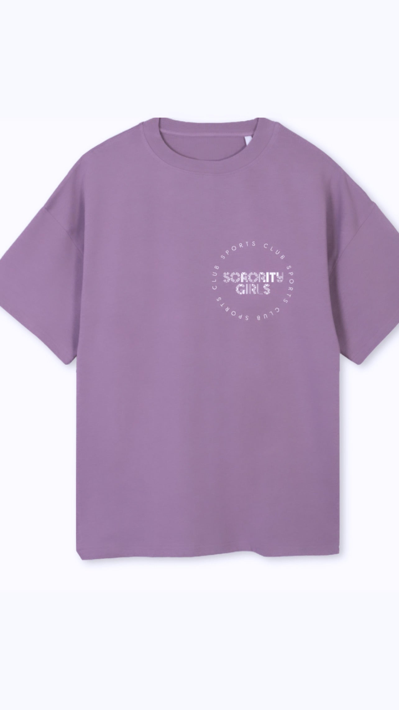 Sorority Girls Sports Club Oversized T-shirt - Lilac