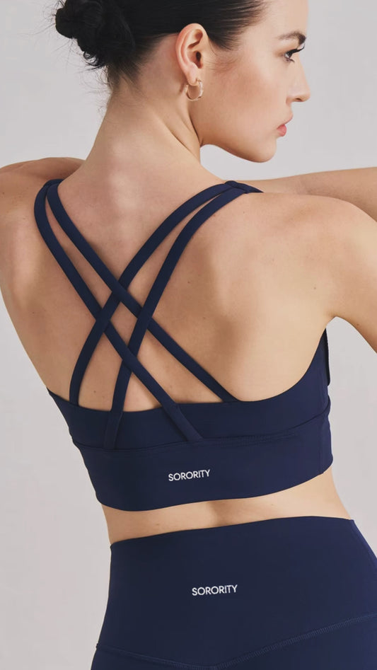 SGC Navy Sports Crop