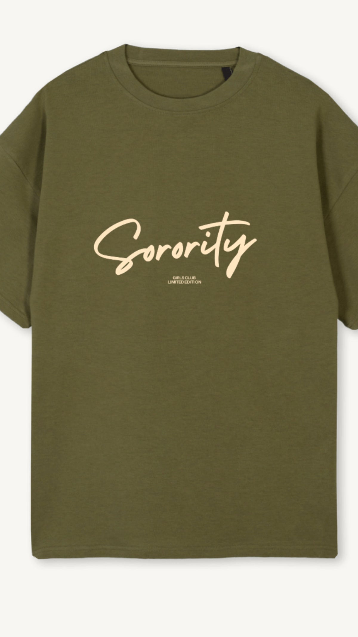 ‘Limited Edition’ Khaki Oversized Tee - Preorder 10 days