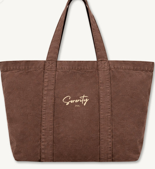 Luxury Vintage Brown Tote Bag - PREORDER 10 days