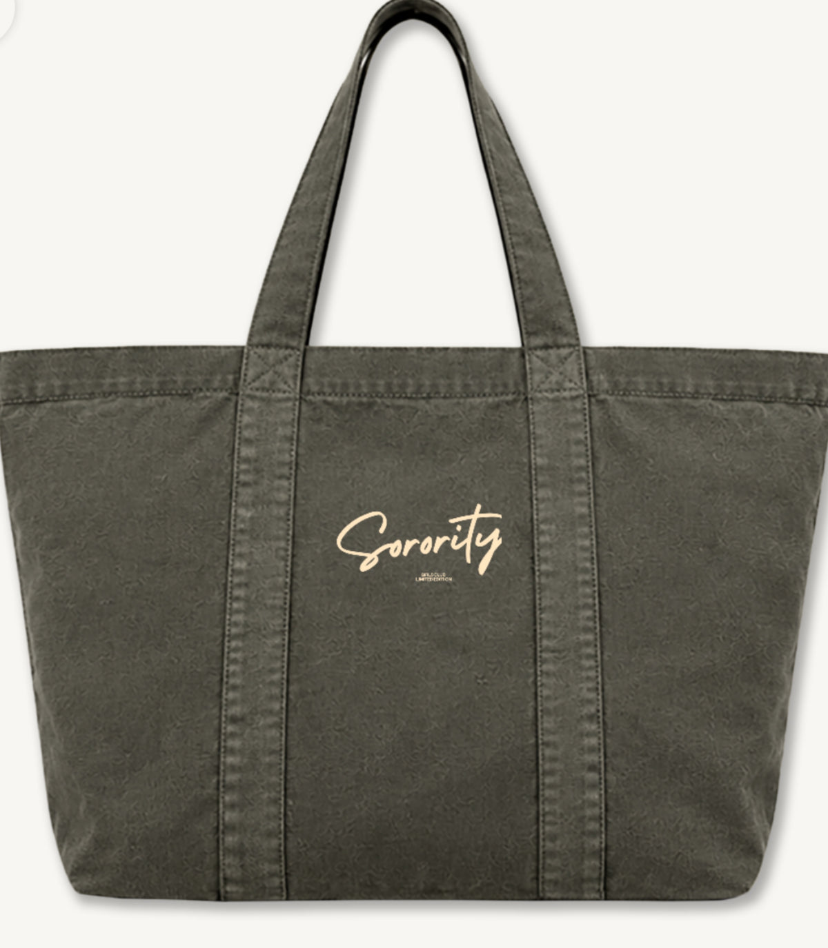 Luxury Vintage Khaki Tote Bag - PREORDER 10 days
